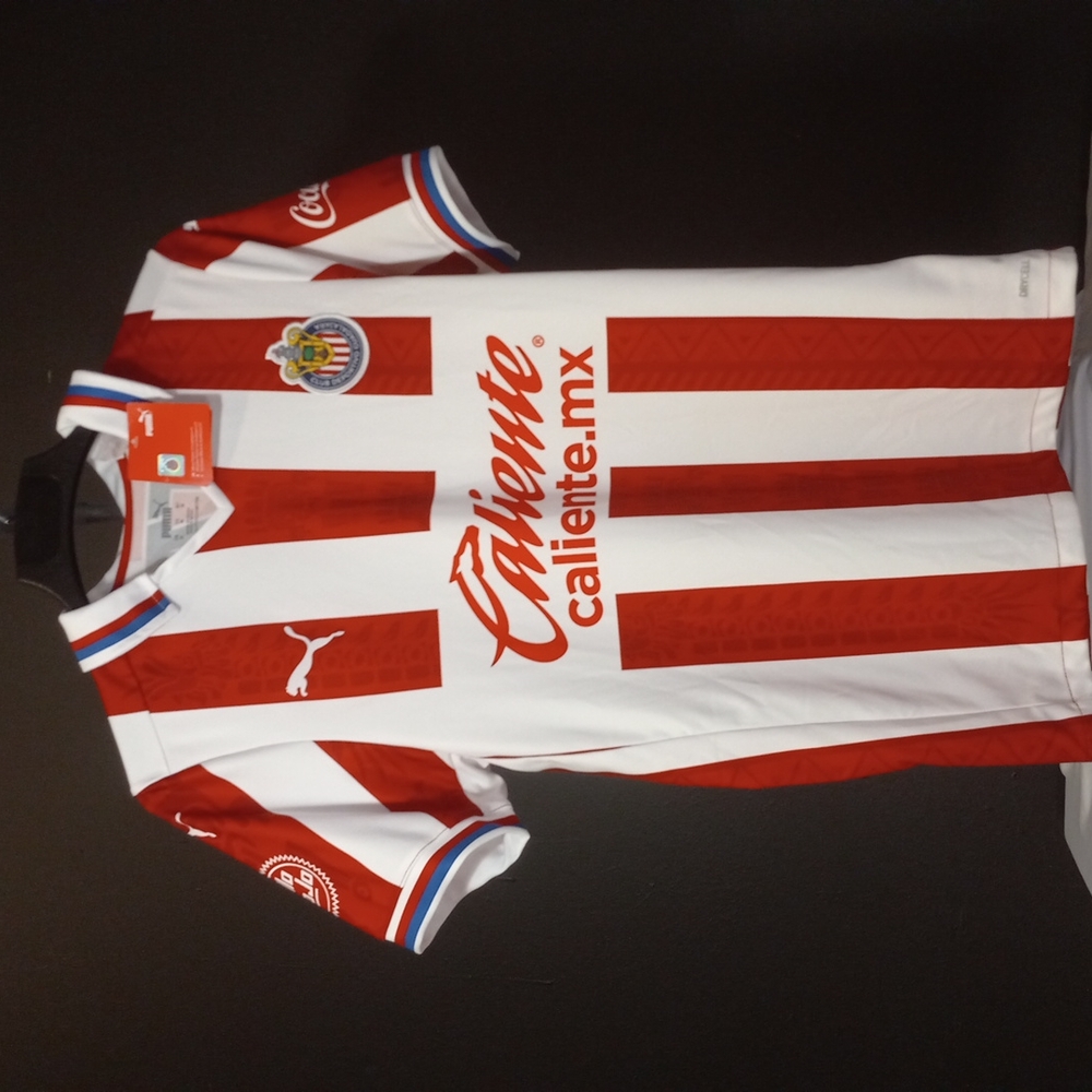 Stylish Red/White Puma Soccer Shirt